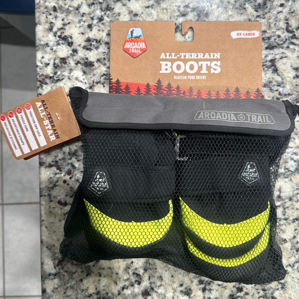 All Terrain Dog Boots. For Hiking, hot pavement, rain or snow!